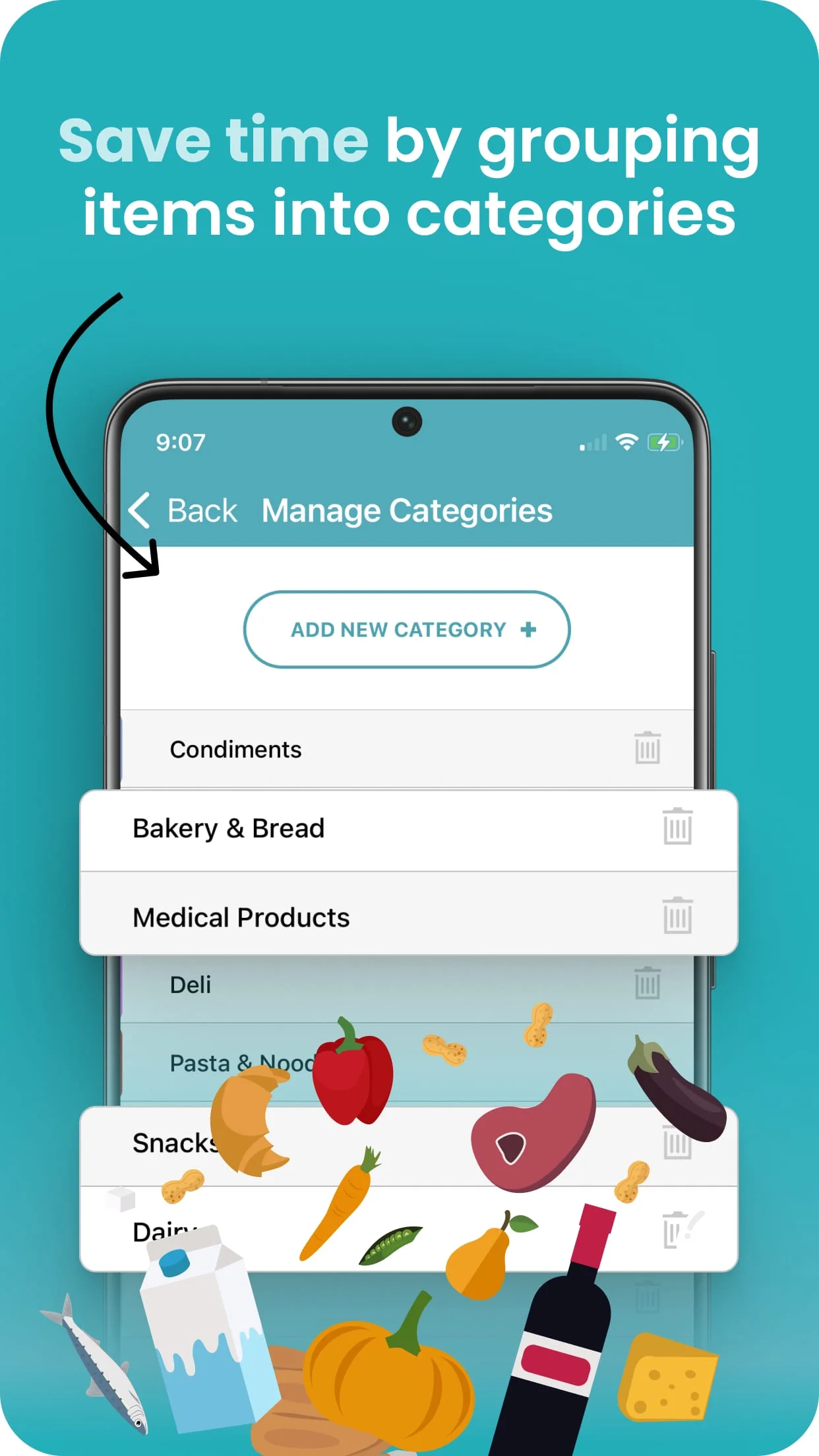 Grocery List App - Out of Milk Screenshot 4