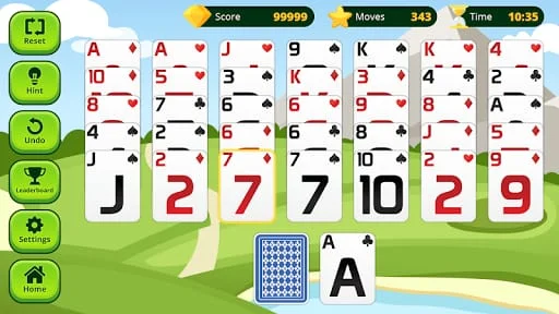 Golf Solitaire Screenshot 2