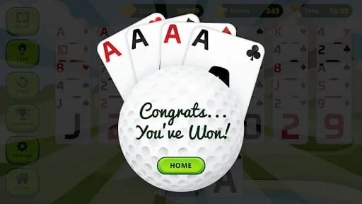 Golf Solitaire Screenshot 4