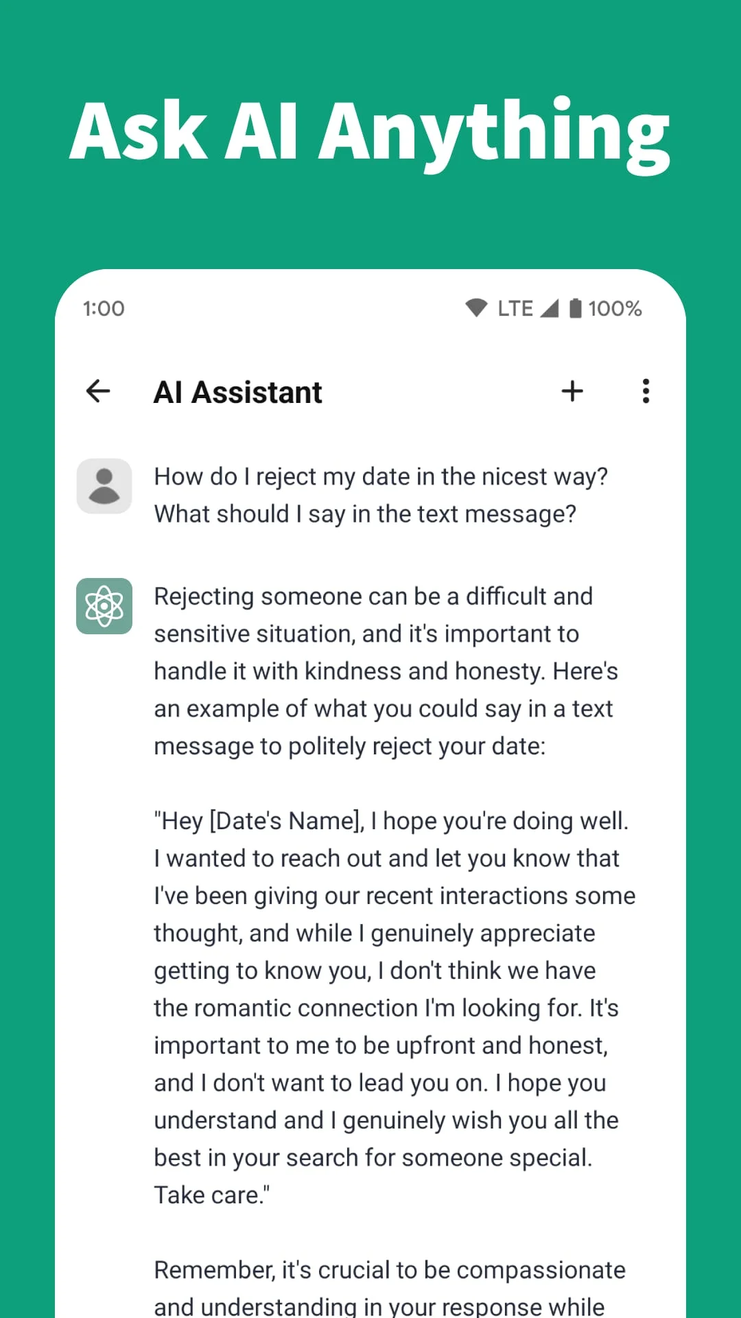 AI Chat - Ask AI Anything Screenshot 1
