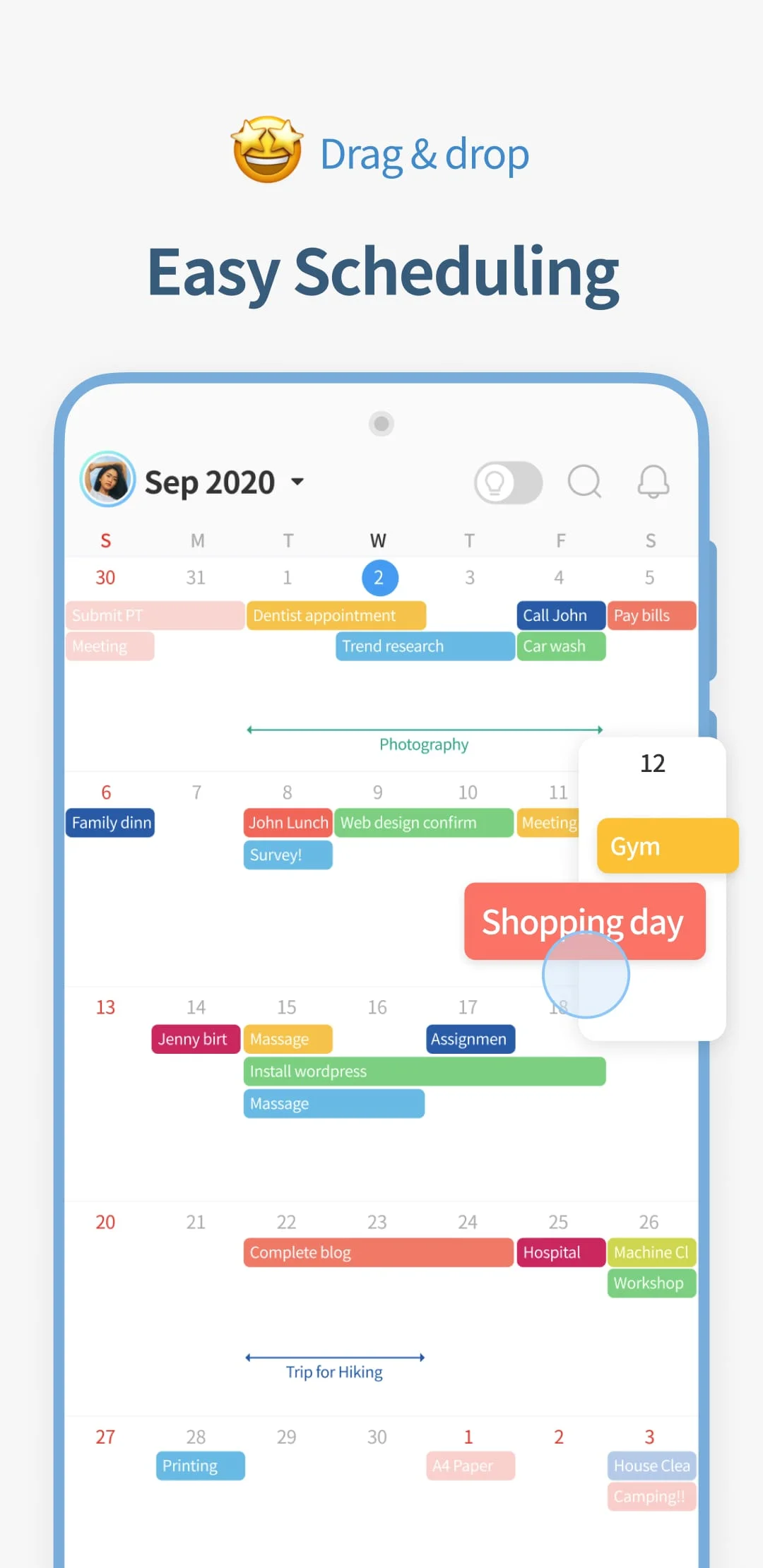 TimeBlocks -Calendar/Todo/Note Screenshot 1