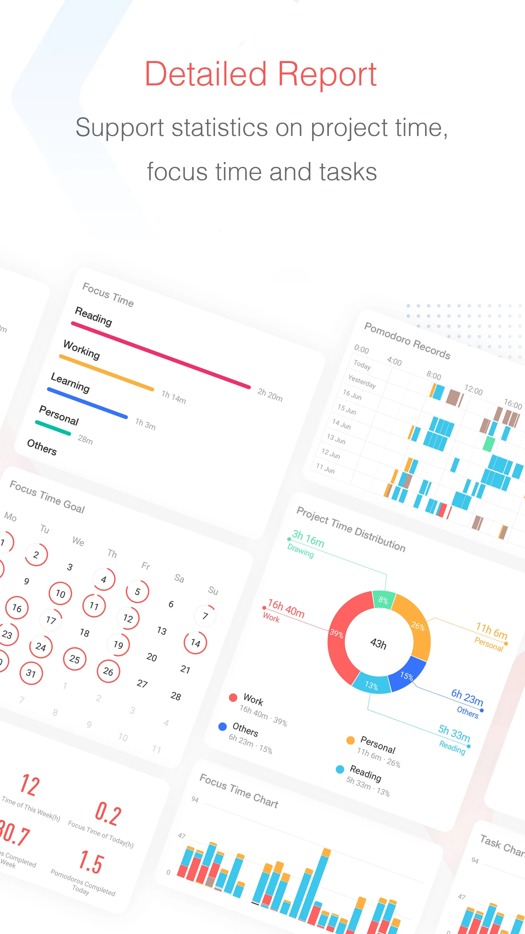 Focus To-Do: Pomodoro & Tasks Screenshot 2