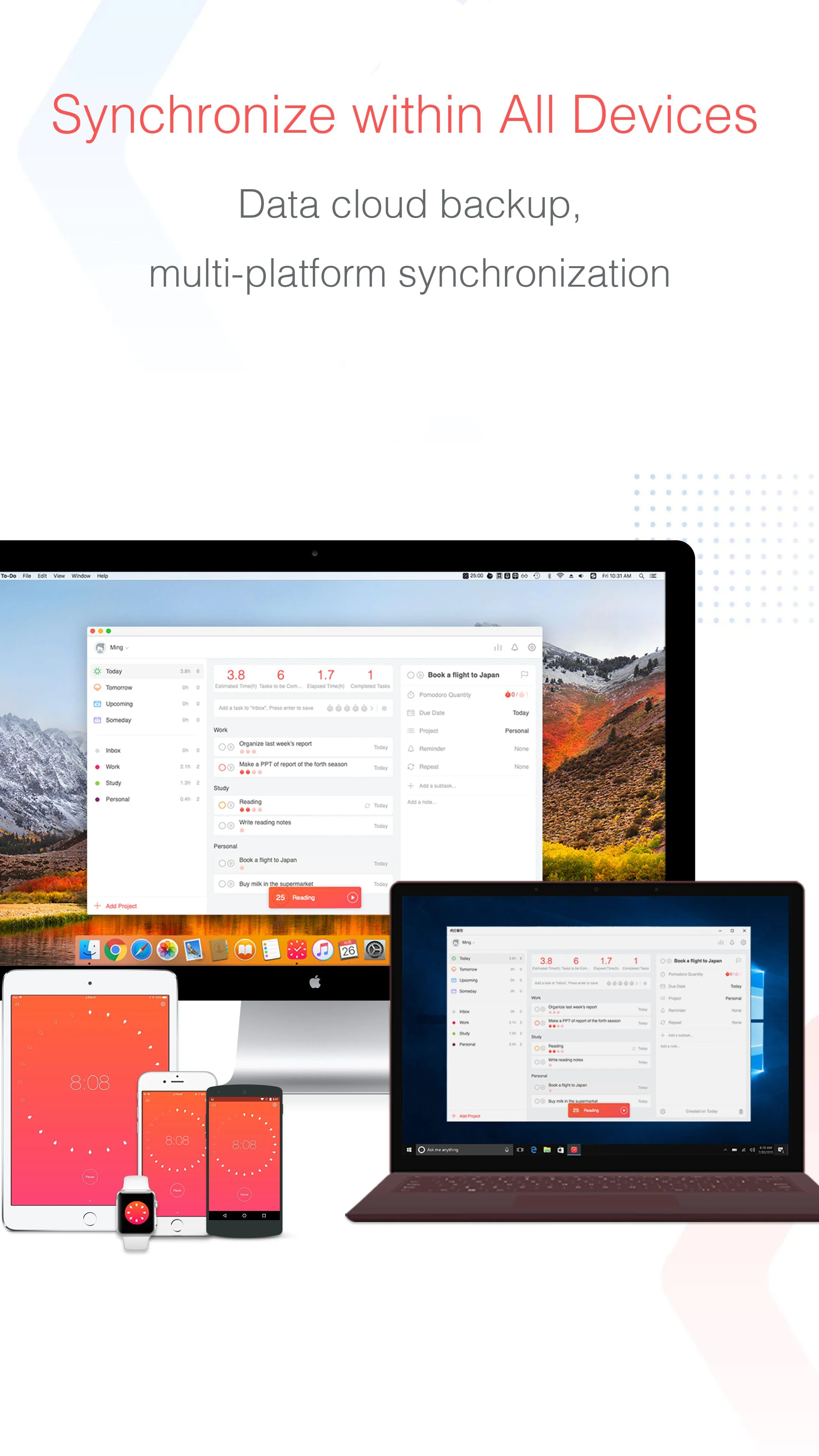 Focus To-Do: Pomodoro & Tasks Screenshot 4