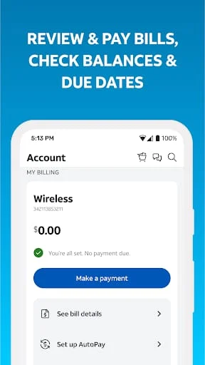 myAT&T Screenshot 2
