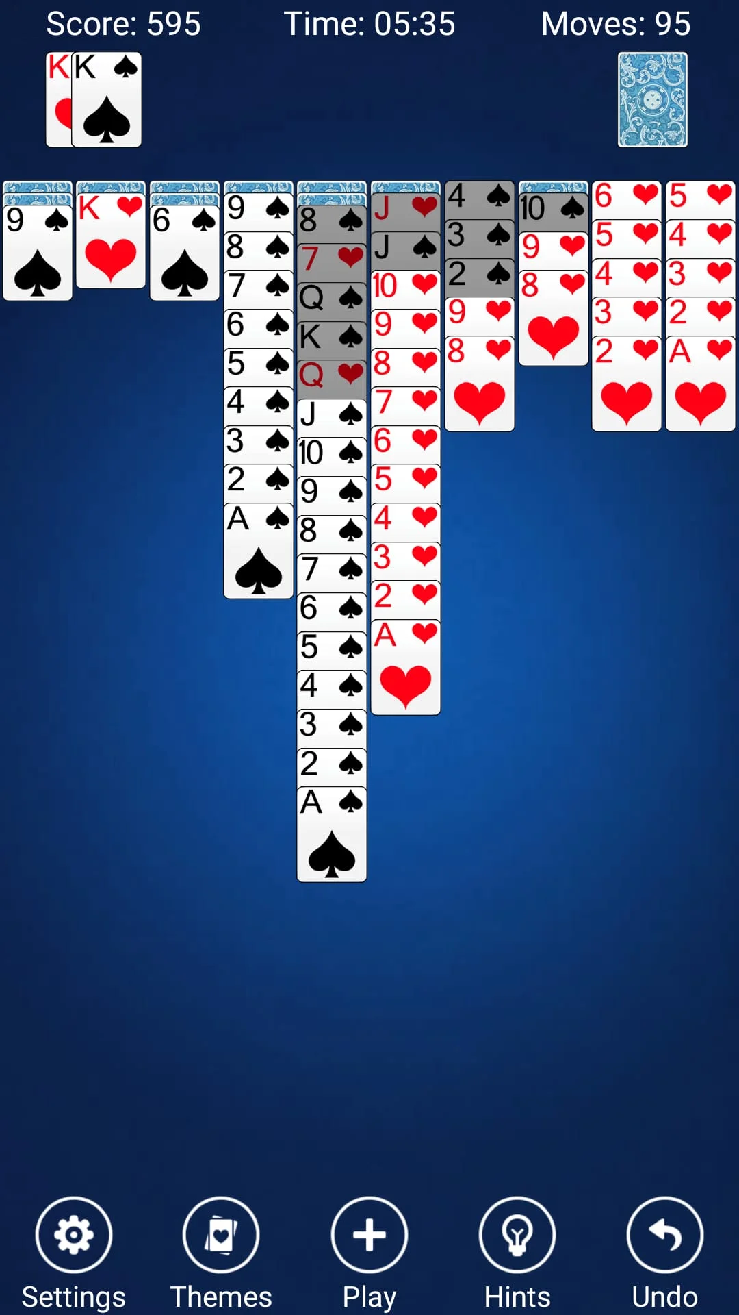 Spider Solitaire Screenshot 4