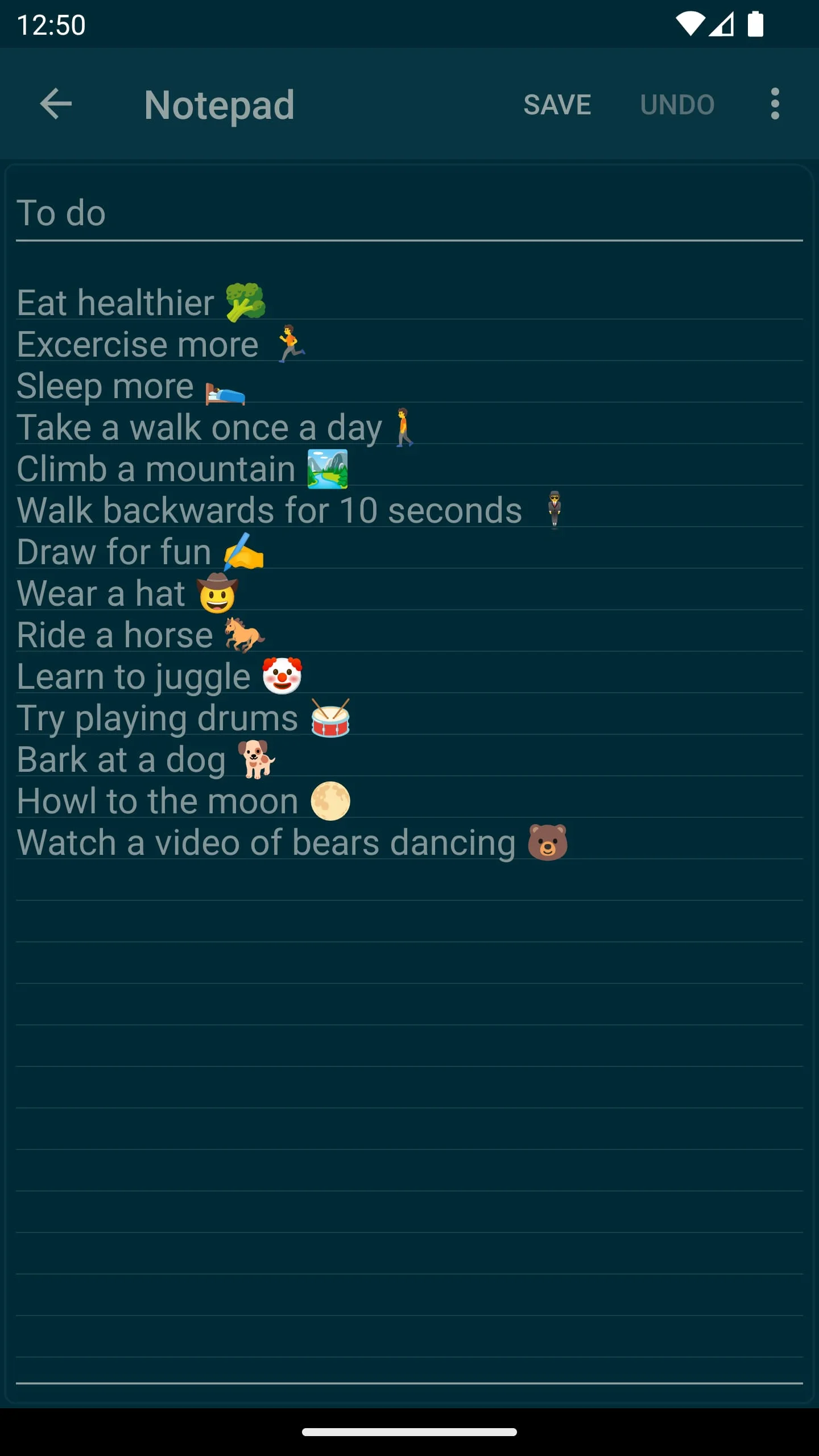 Notepad - simple notes Screenshot 4
