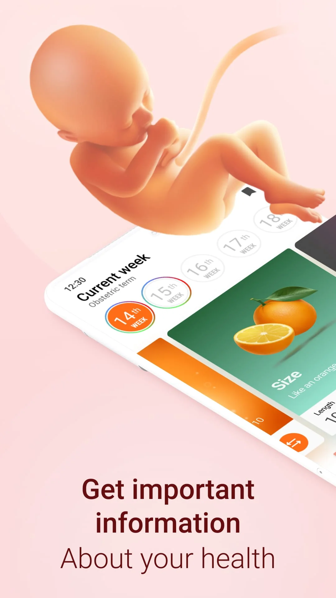 Pregnancy and Due Date Tracker Screenshot 1