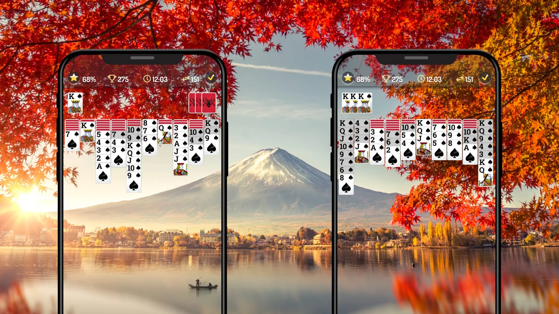 Spider Solitaire - Card Games Screenshot 2
