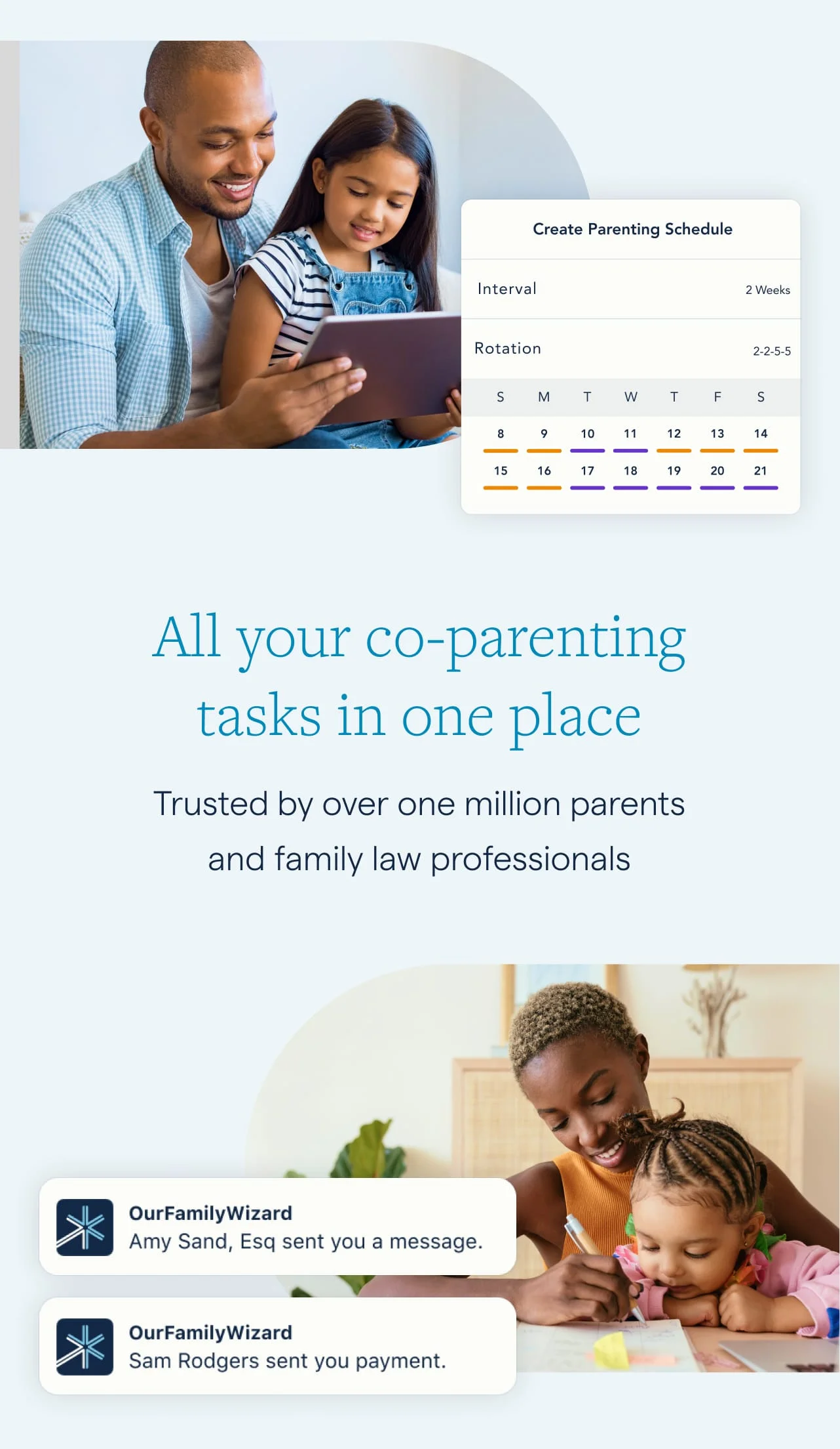 OurFamilyWizard Co-Parent App Screenshot 2