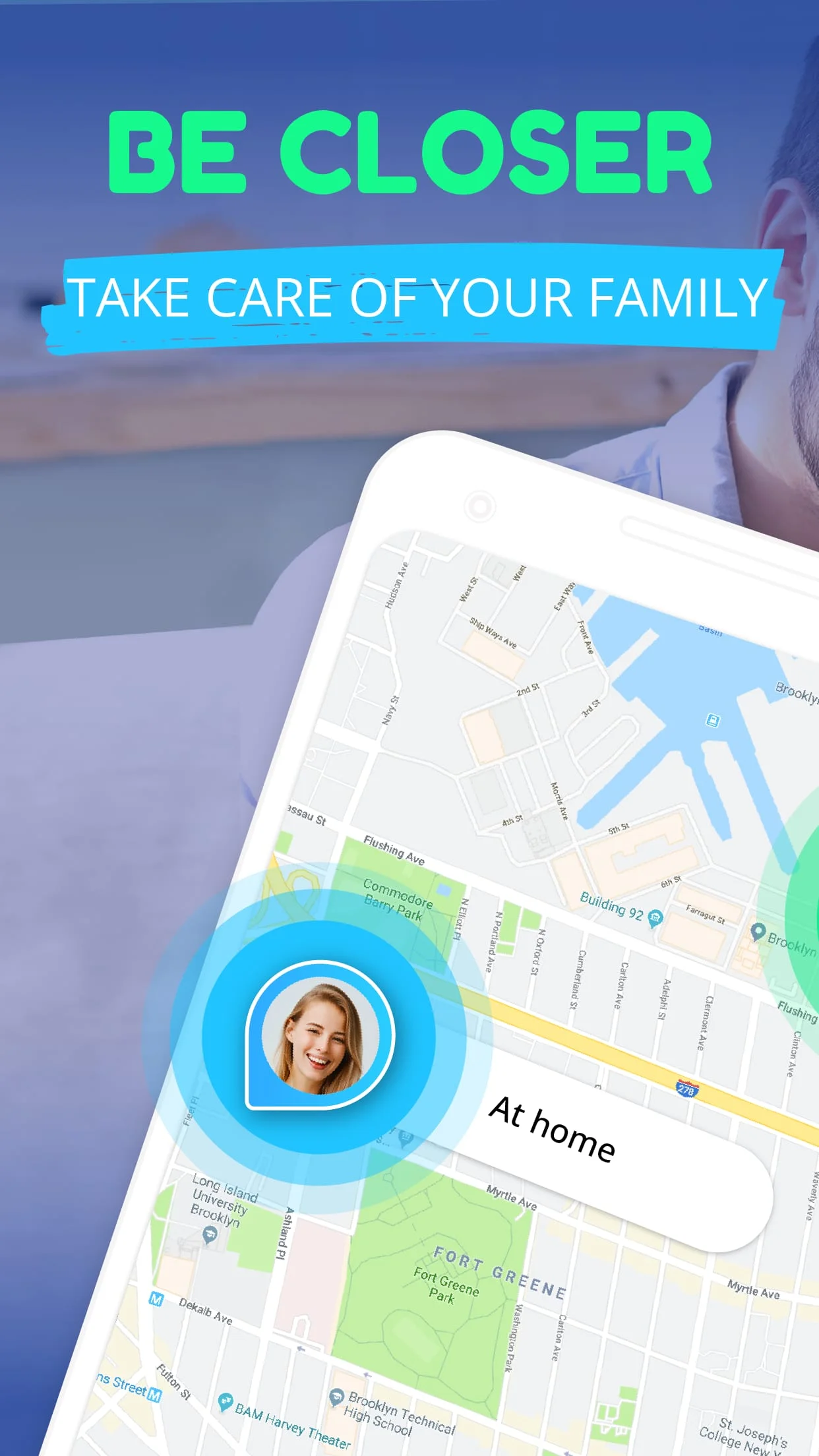 Be Closer: Family location Screenshot 1