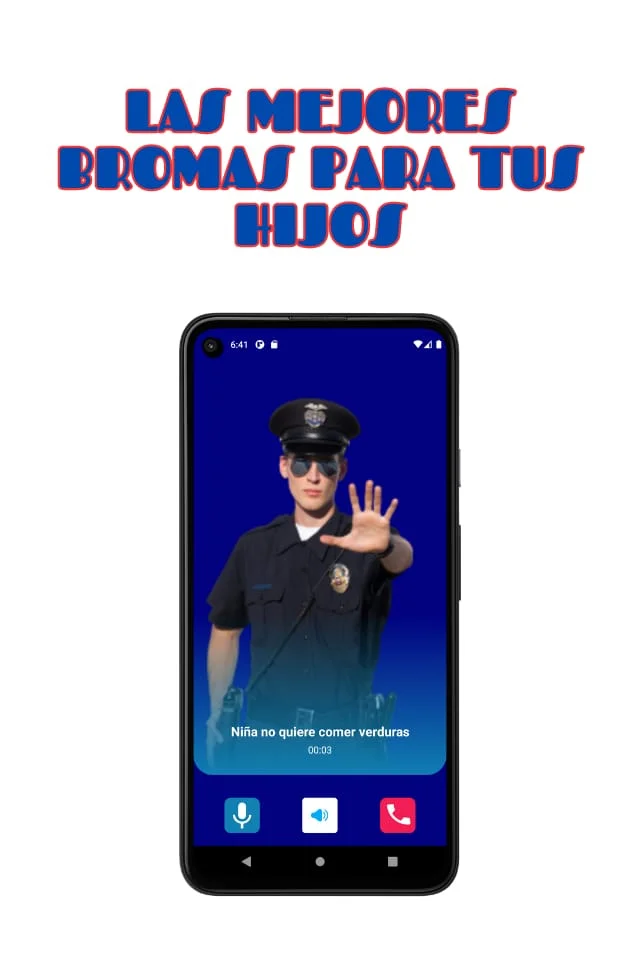 Policia de Niños Llamada Falsa Screenshot 2