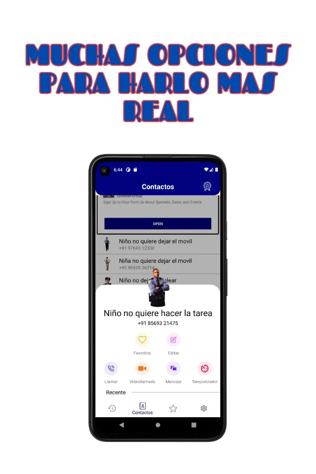 Policia de Niños Llamada Falsa Screenshot 4