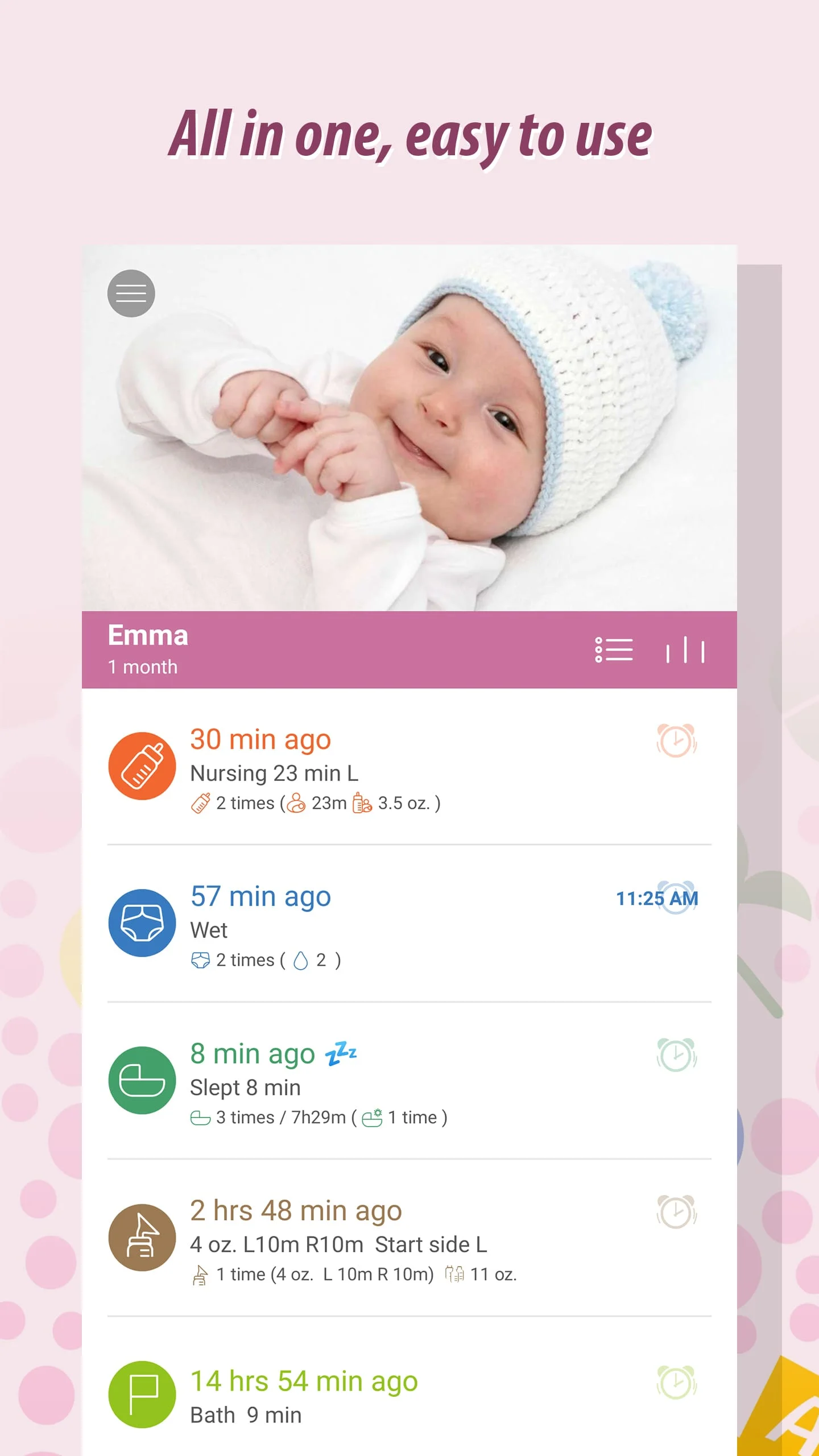 Baby Tracker - Newborn Log Screenshot 1
