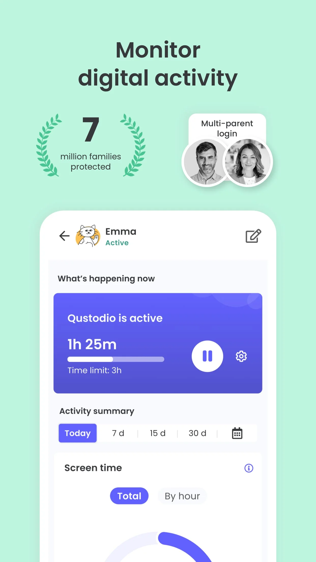 Qustodio Parental Control App Screenshot 1