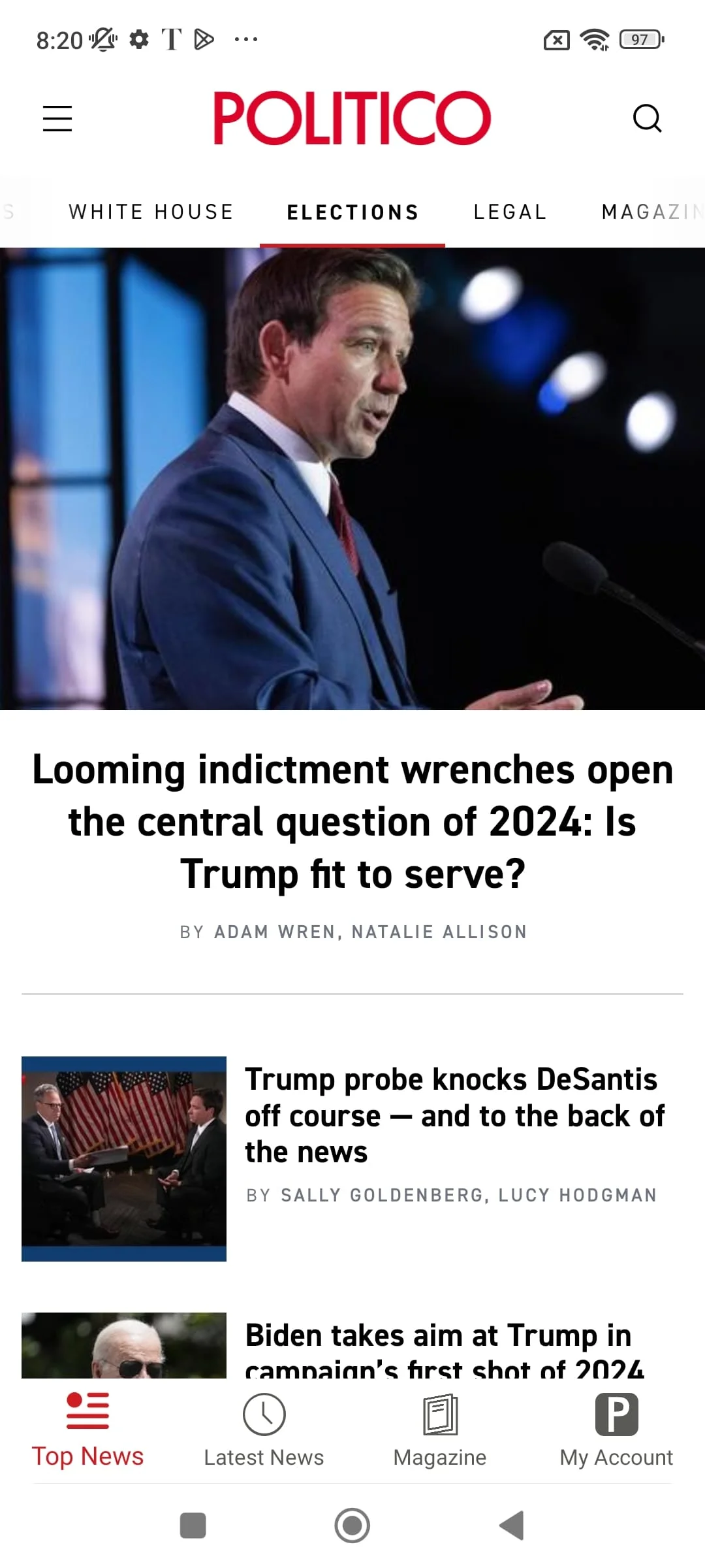 POLITICO Screenshot 4