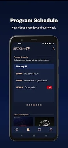 Epoch TV Screenshot 2