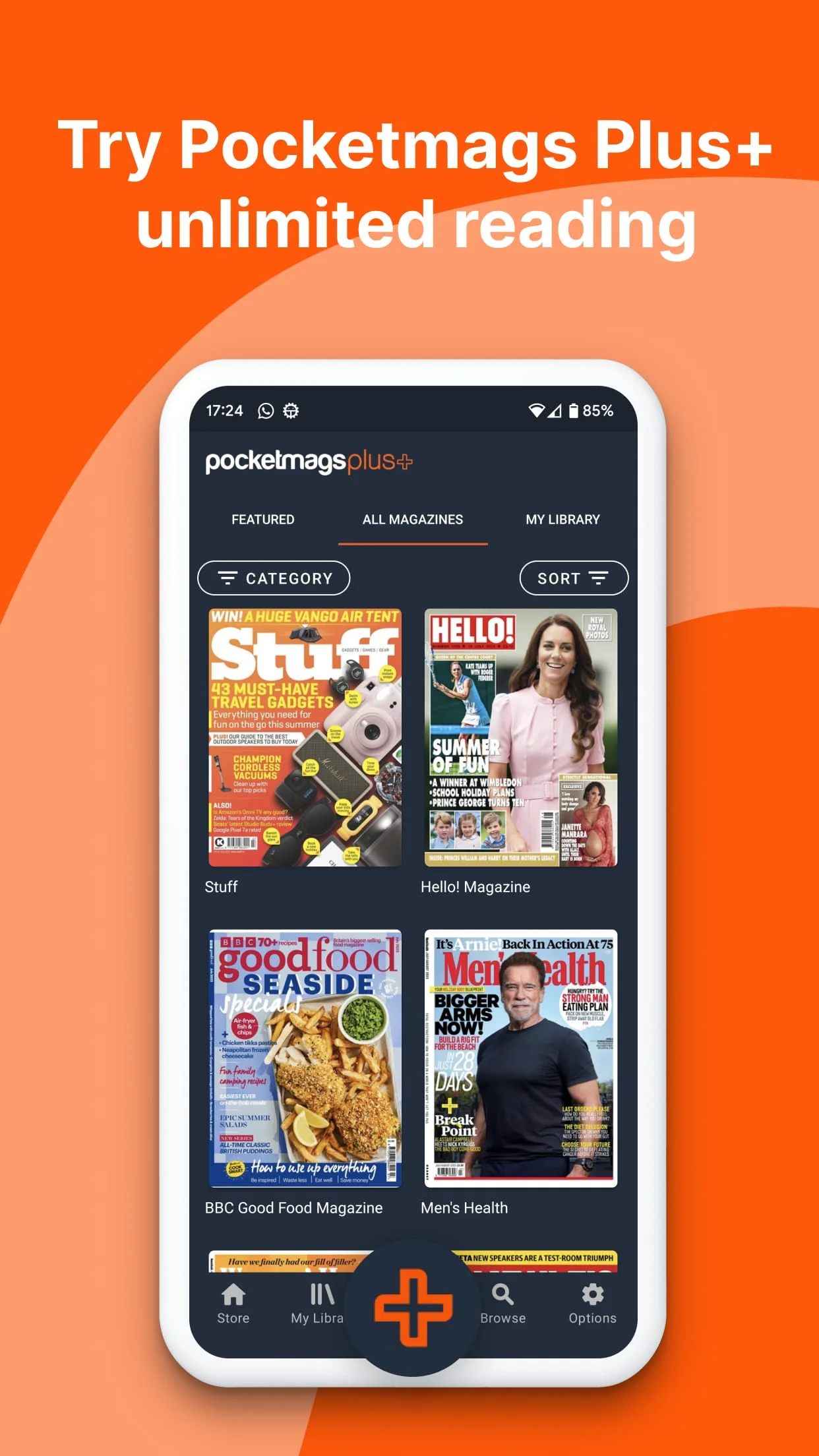 Pocketmags Magazine Newsstand Screenshot 3