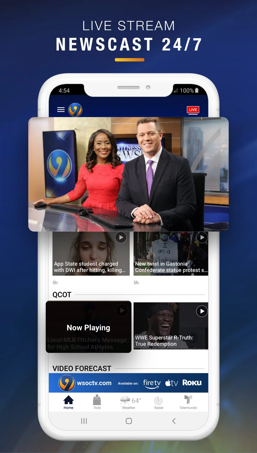 WSOC-TV Channel 9 News Screenshot 3