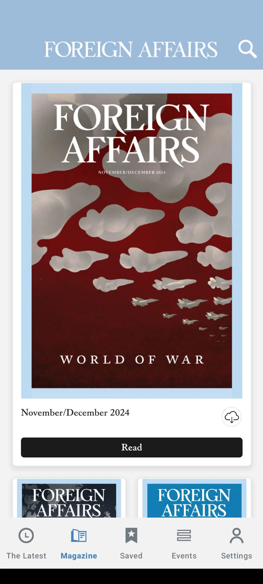 Foreign Affairs Magazine Screenshot 3