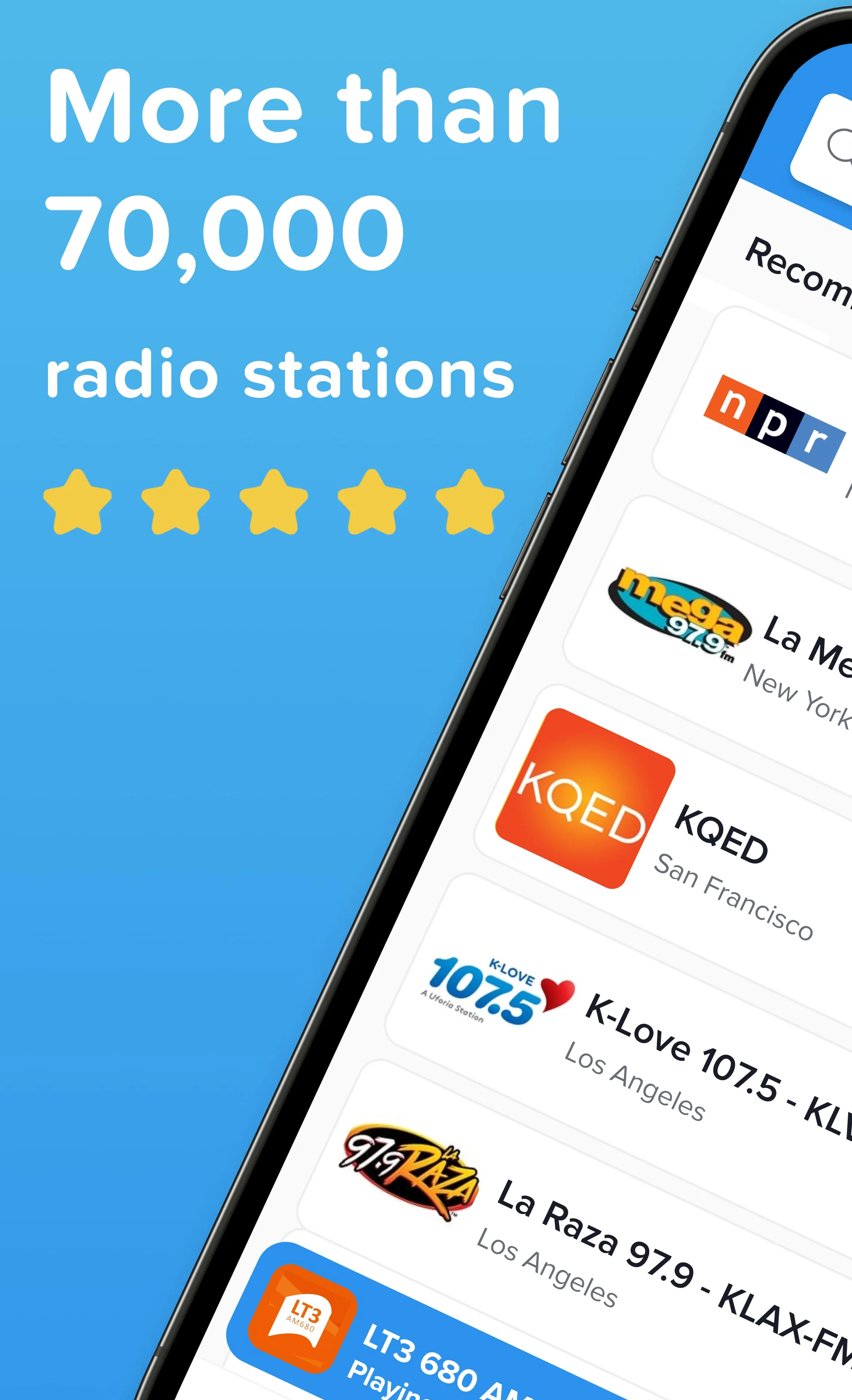 Simple Radio: Live AM FM Radio Screenshot 1