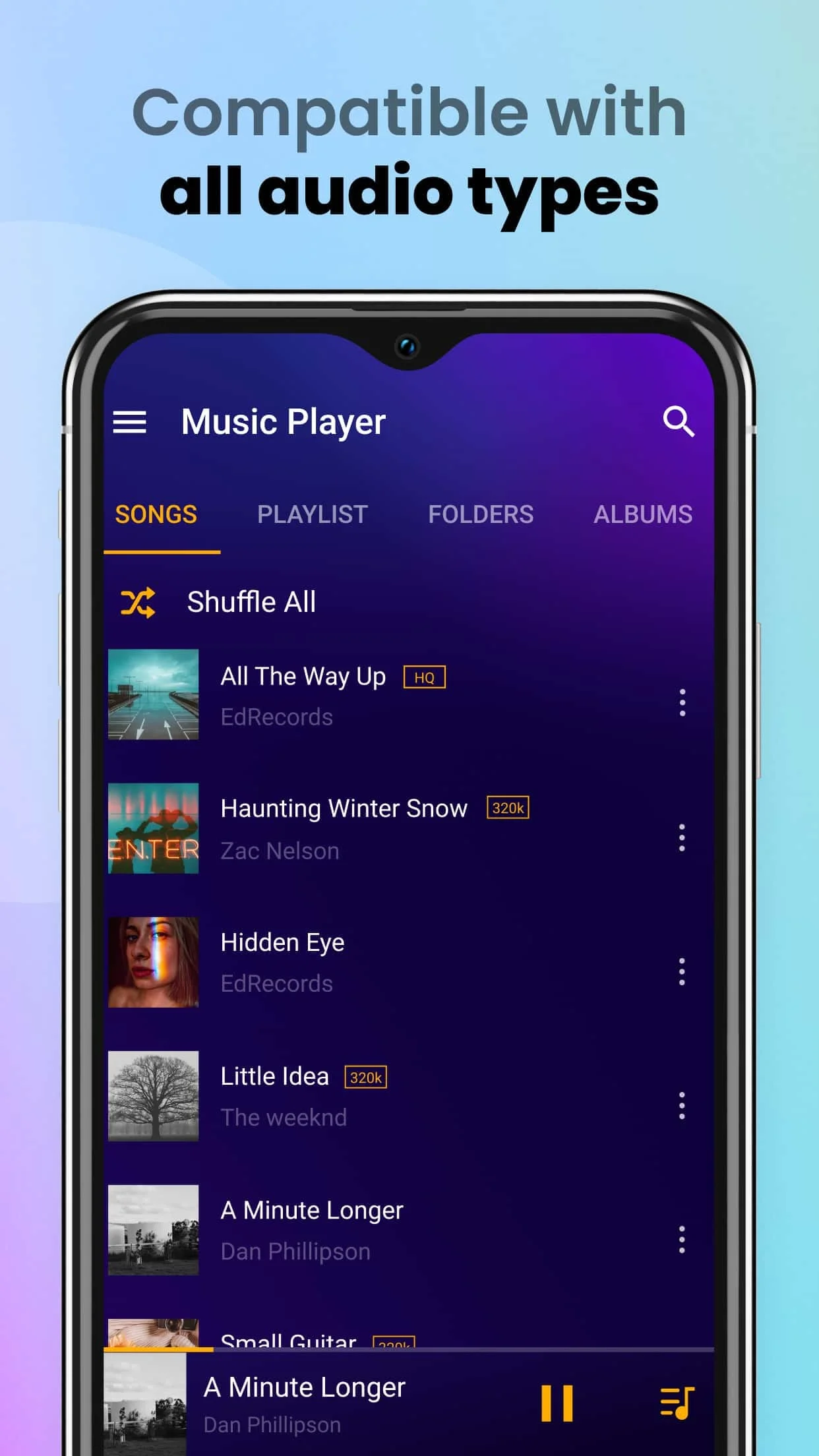 Music Player & MP3 Player Screenshot 2