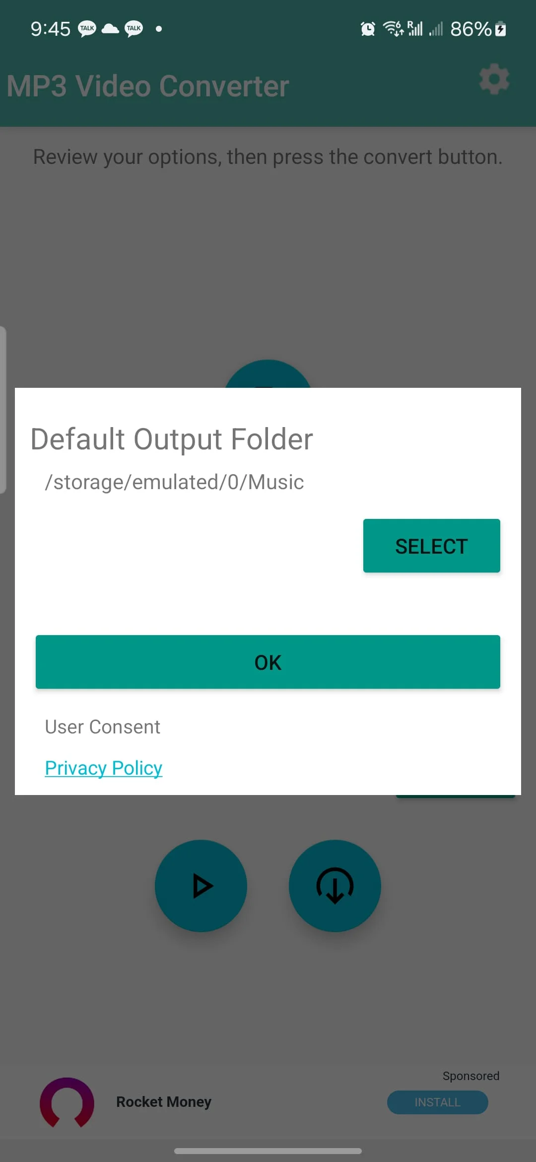 MP3 Video Converter Screenshot 4