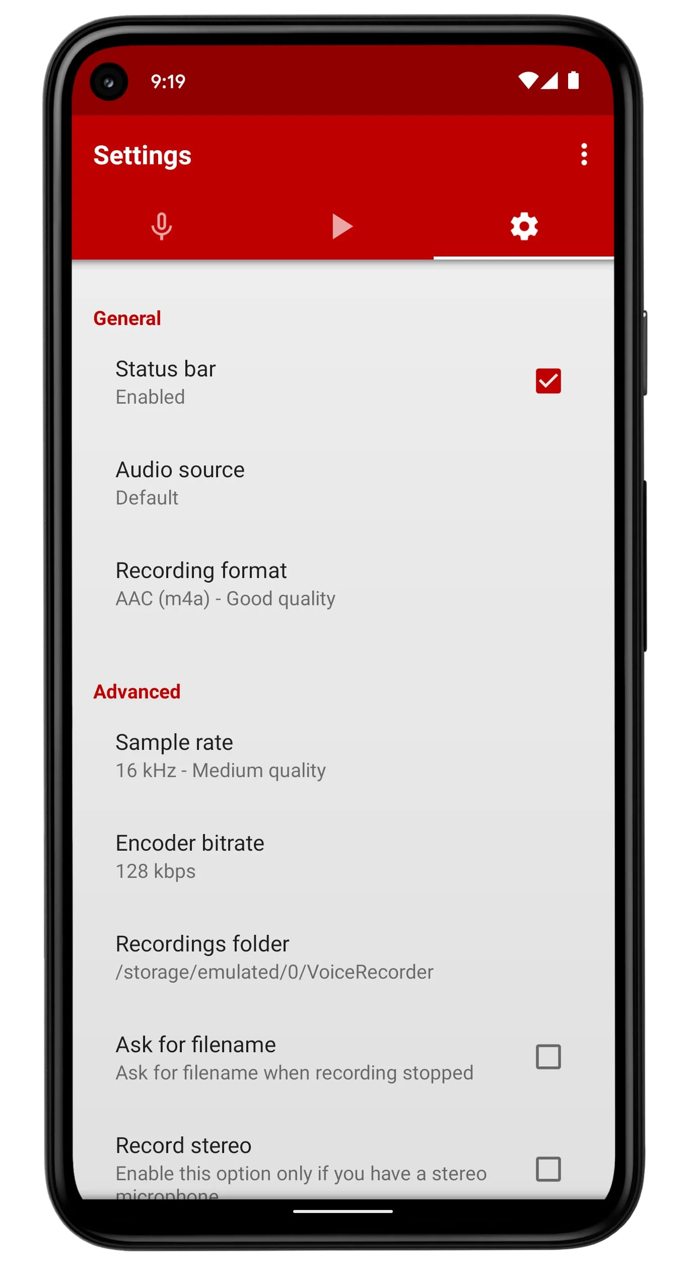 Voice Recorder Pro Screenshot 3