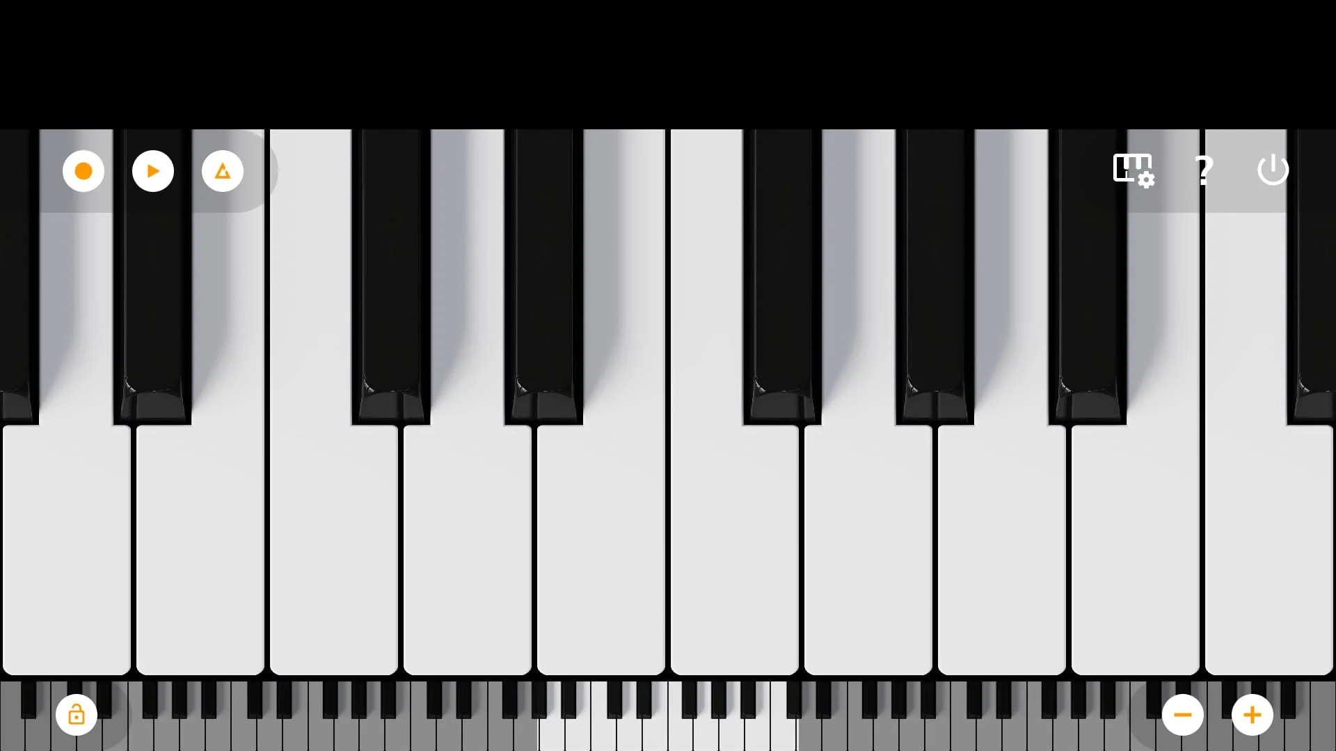 Mini Piano Lite Screenshot 1