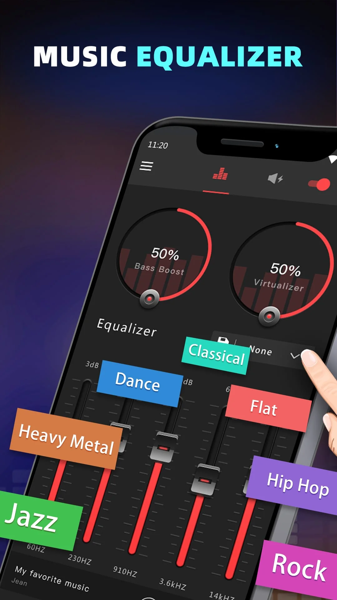 Bass Booster & Equalizer Screenshot 4