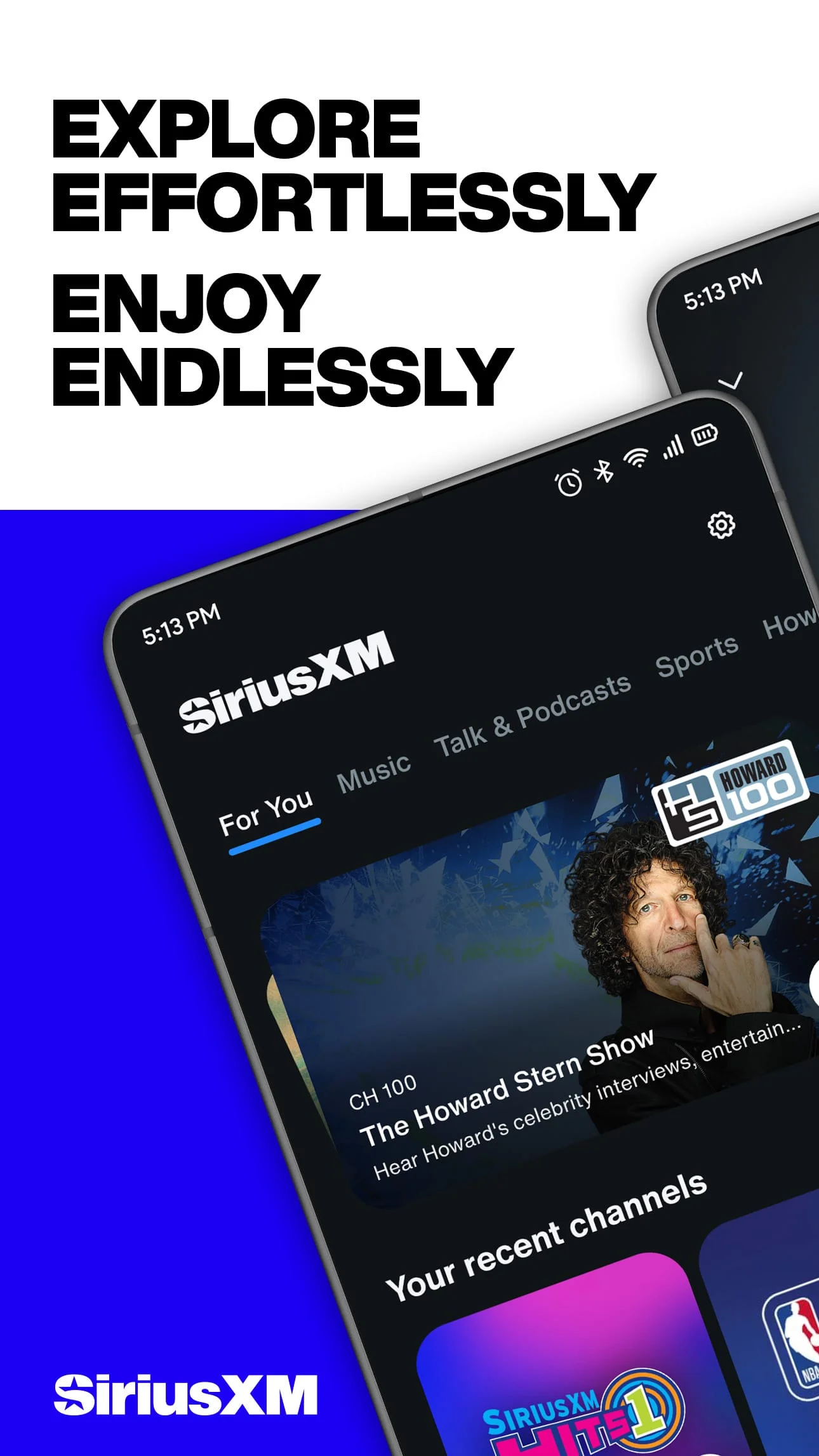 SiriusXM: Music, Sports & News Screenshot 1