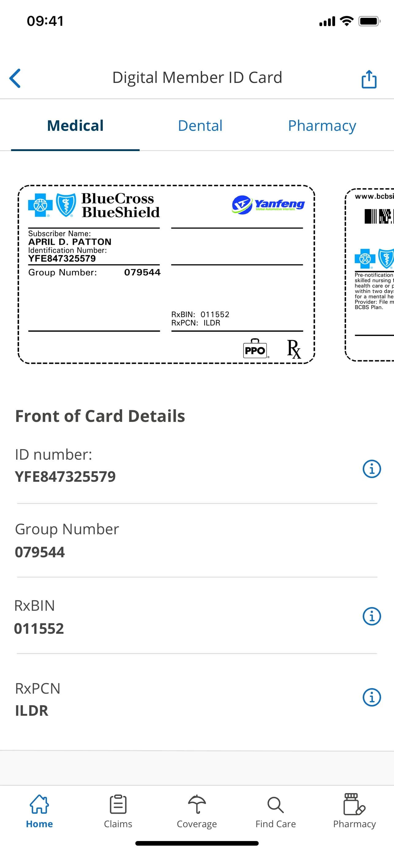 BCBSIL Screenshot 2