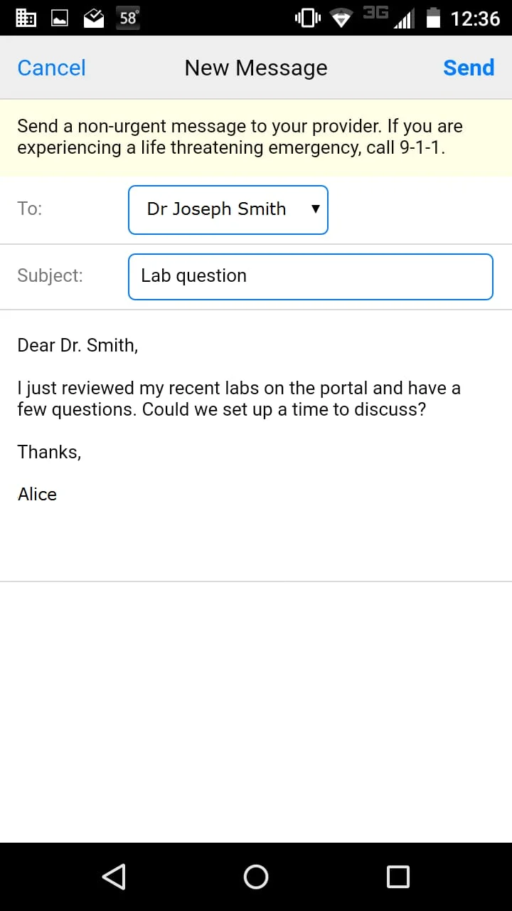 MEDITECH MHealth Screenshot 3