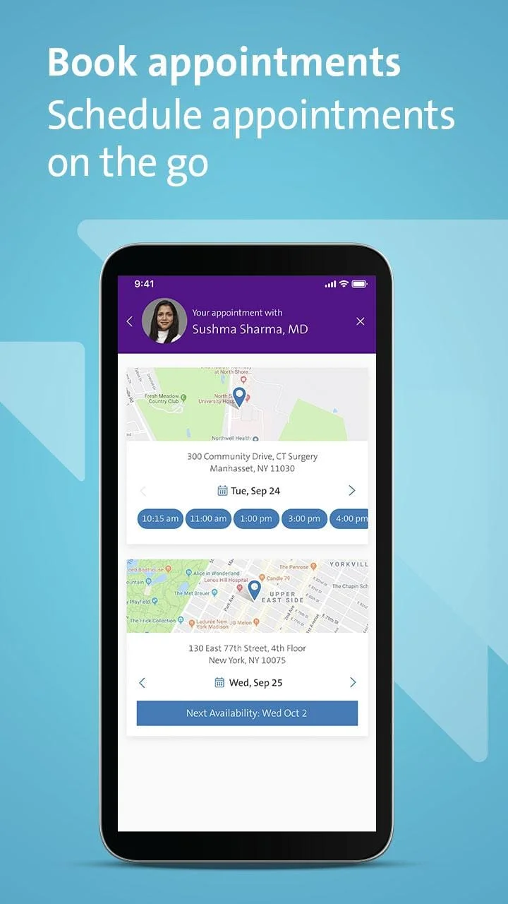 Northwell Health Screenshot 1
