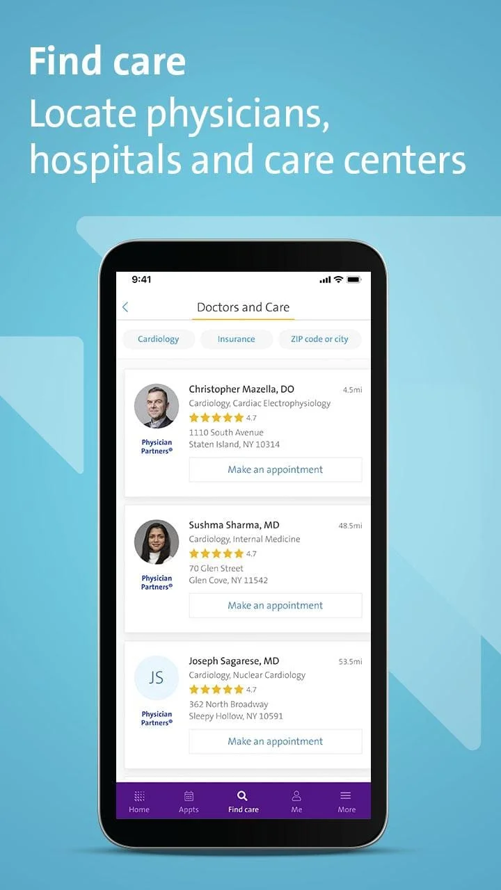 Northwell Health Screenshot 2