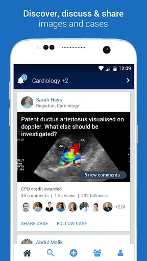 MedShr: Discuss Clinical Cases Screenshot 1