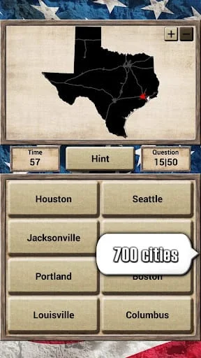 USA Geography - Quiz Game Screenshot 4