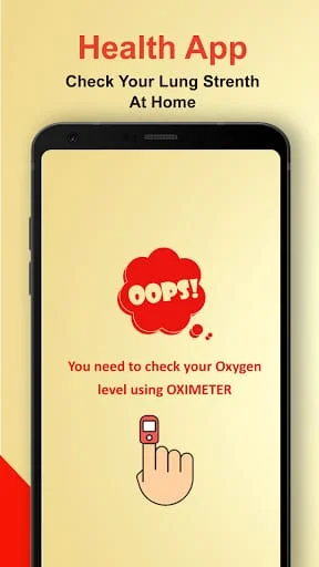 Oxygen Level Check-Lung Check Screenshot 3