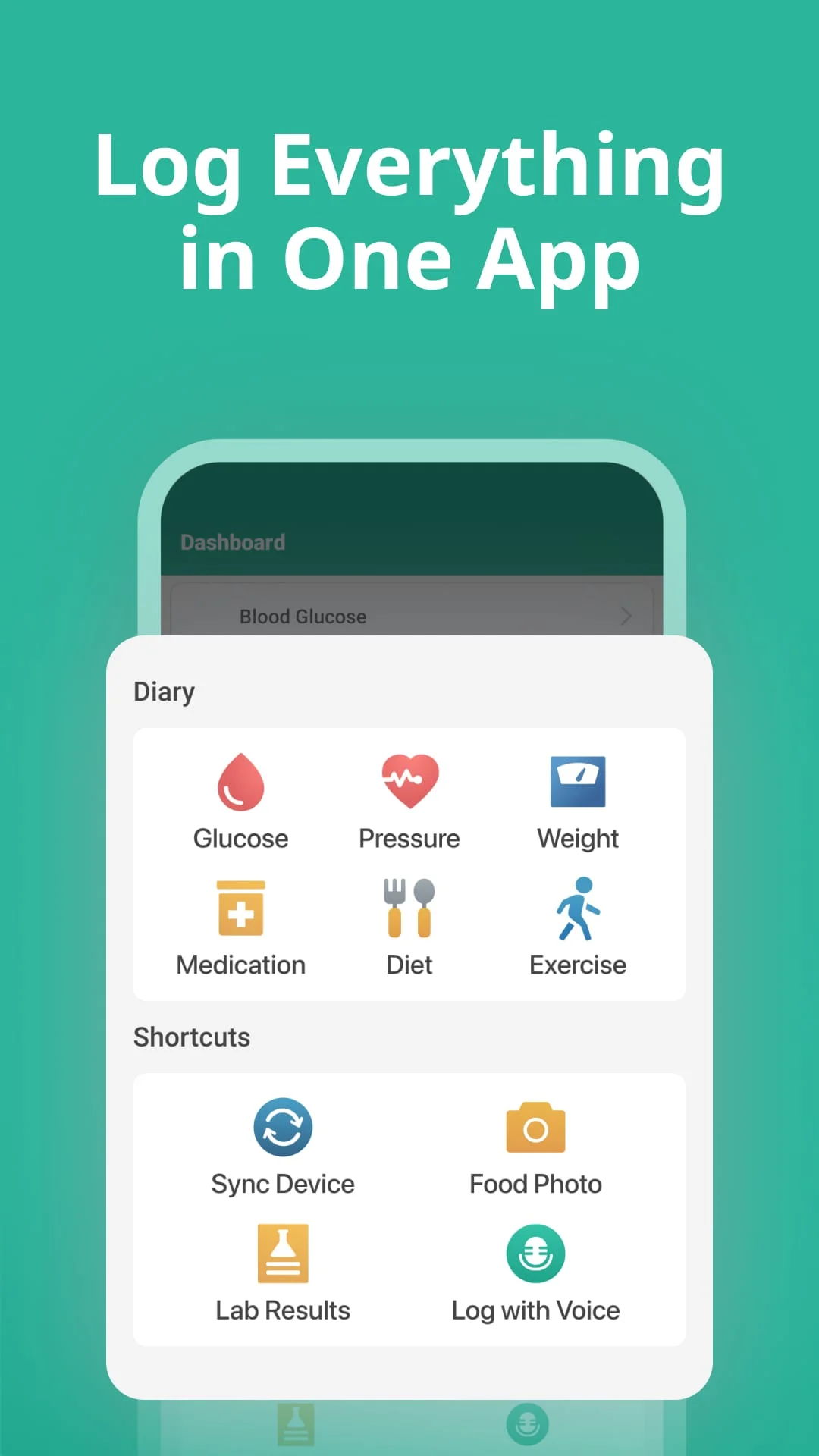 Health2Sync - Diabetes Tracker Screenshot 2