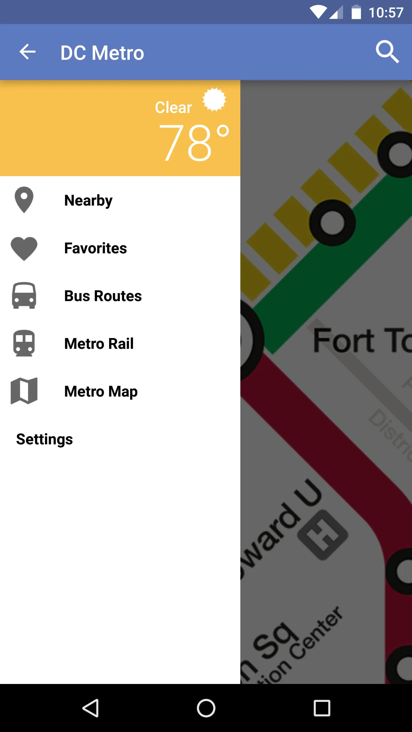 DC Metro and Bus Screenshot 3