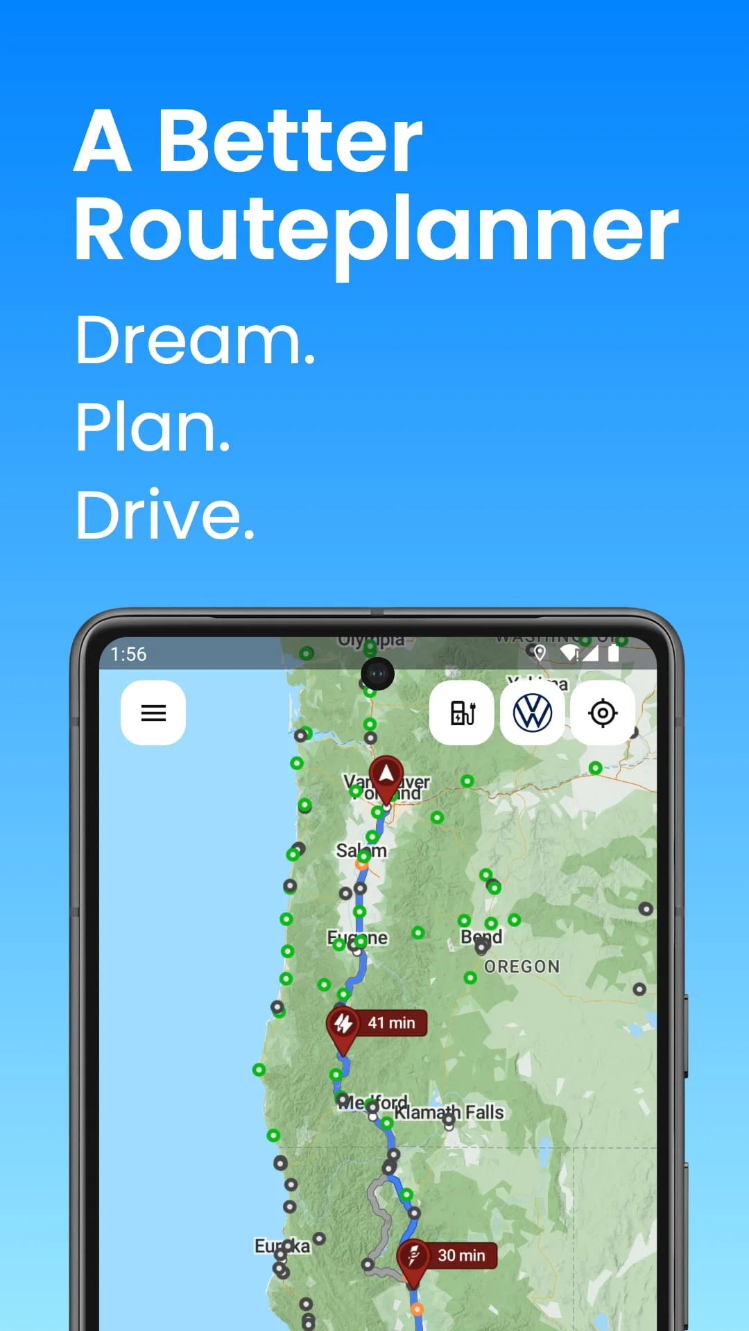A Better Routeplanner (ABRP) Screenshot 1