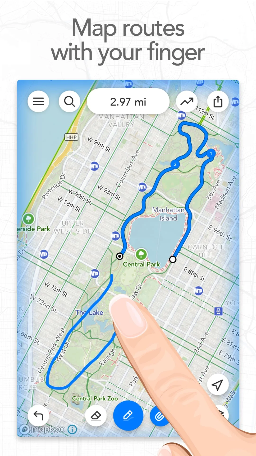 Footpath Route Planner Screenshot 1
