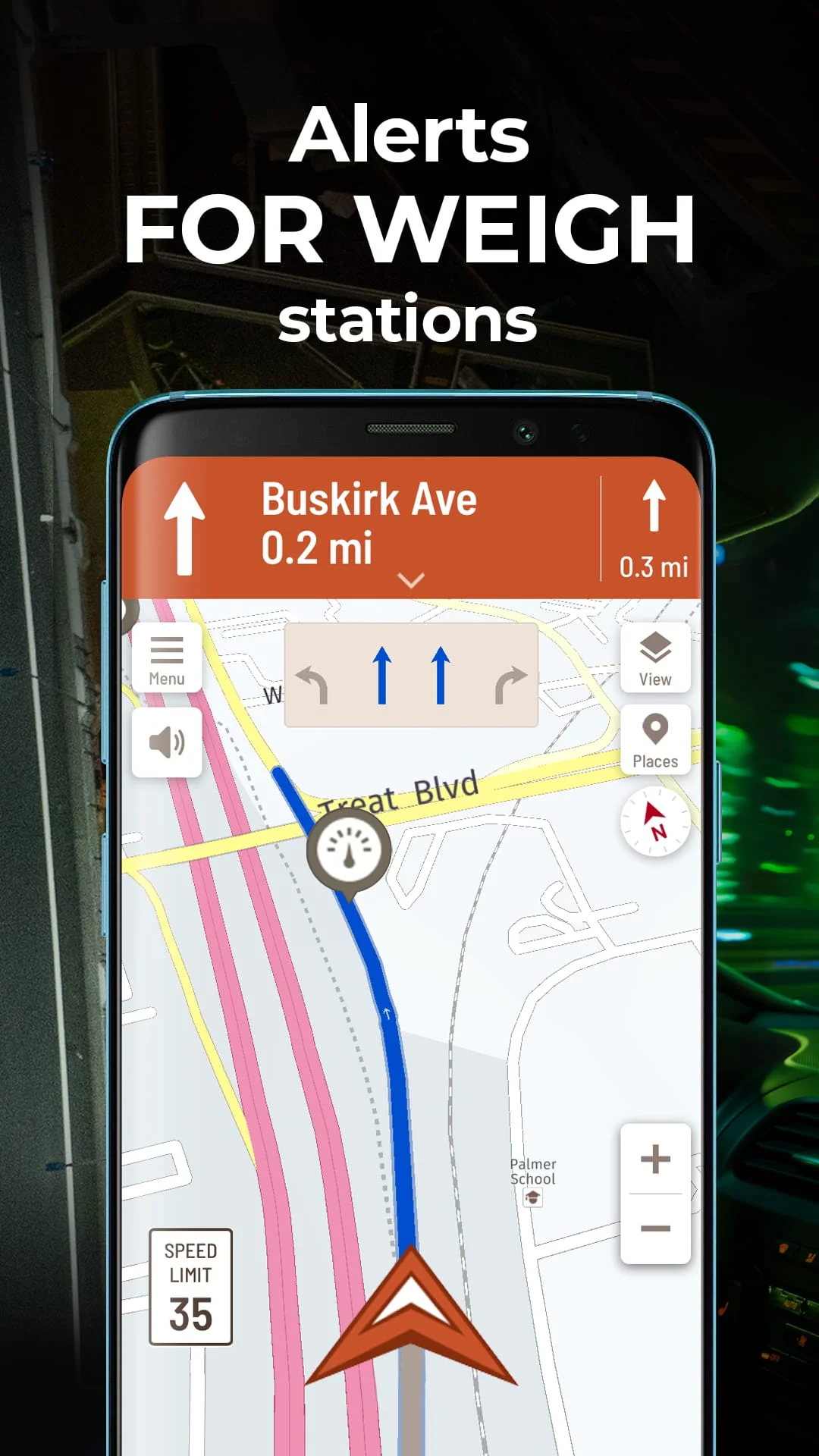 Hammer: Truck GPS & Maps Screenshot 4
