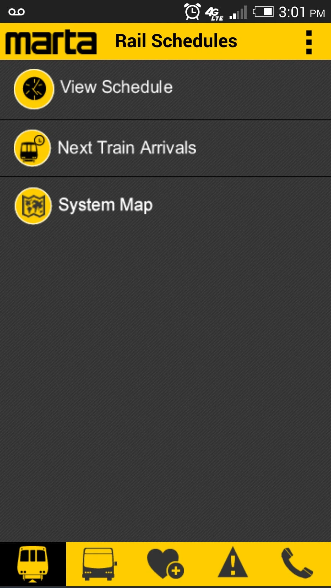 MARTA On the Go Screenshot 1