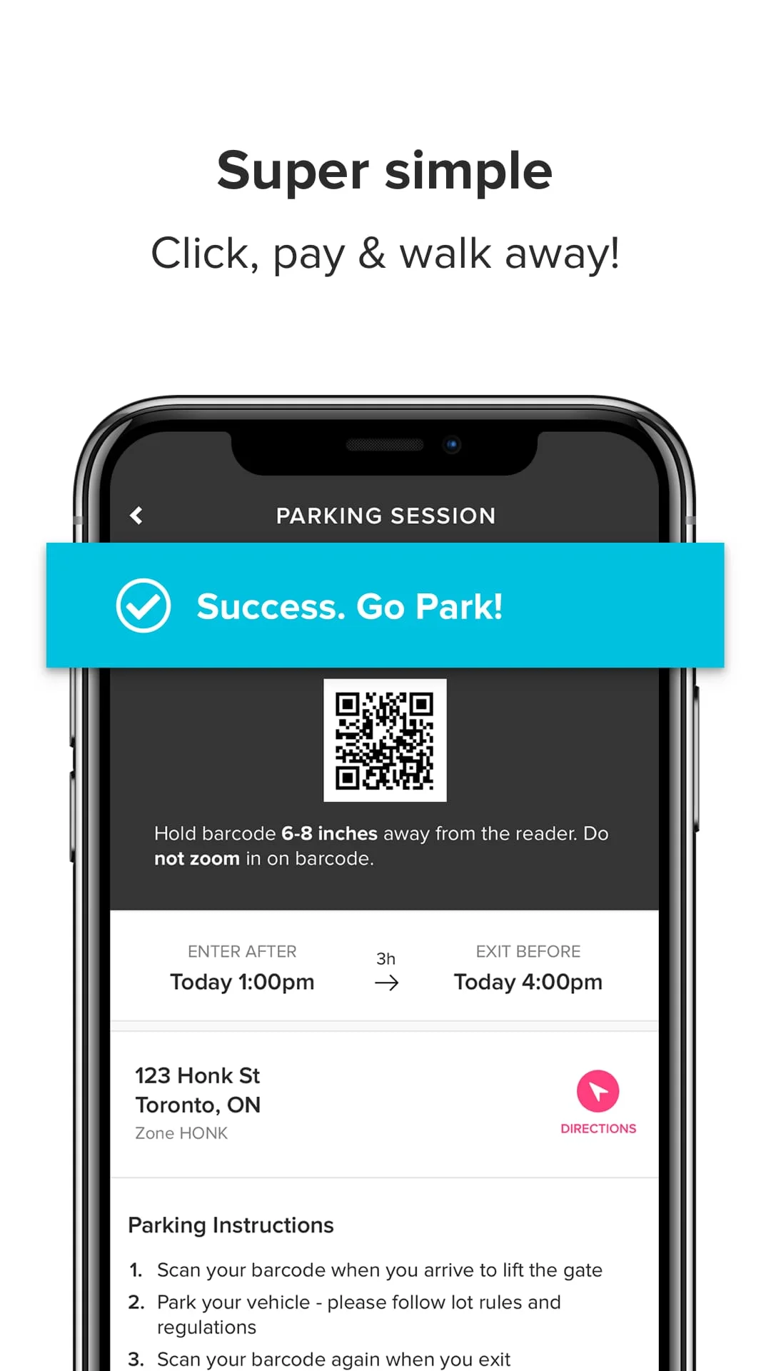 HonkMobile: Pay for Parking Screenshot 4