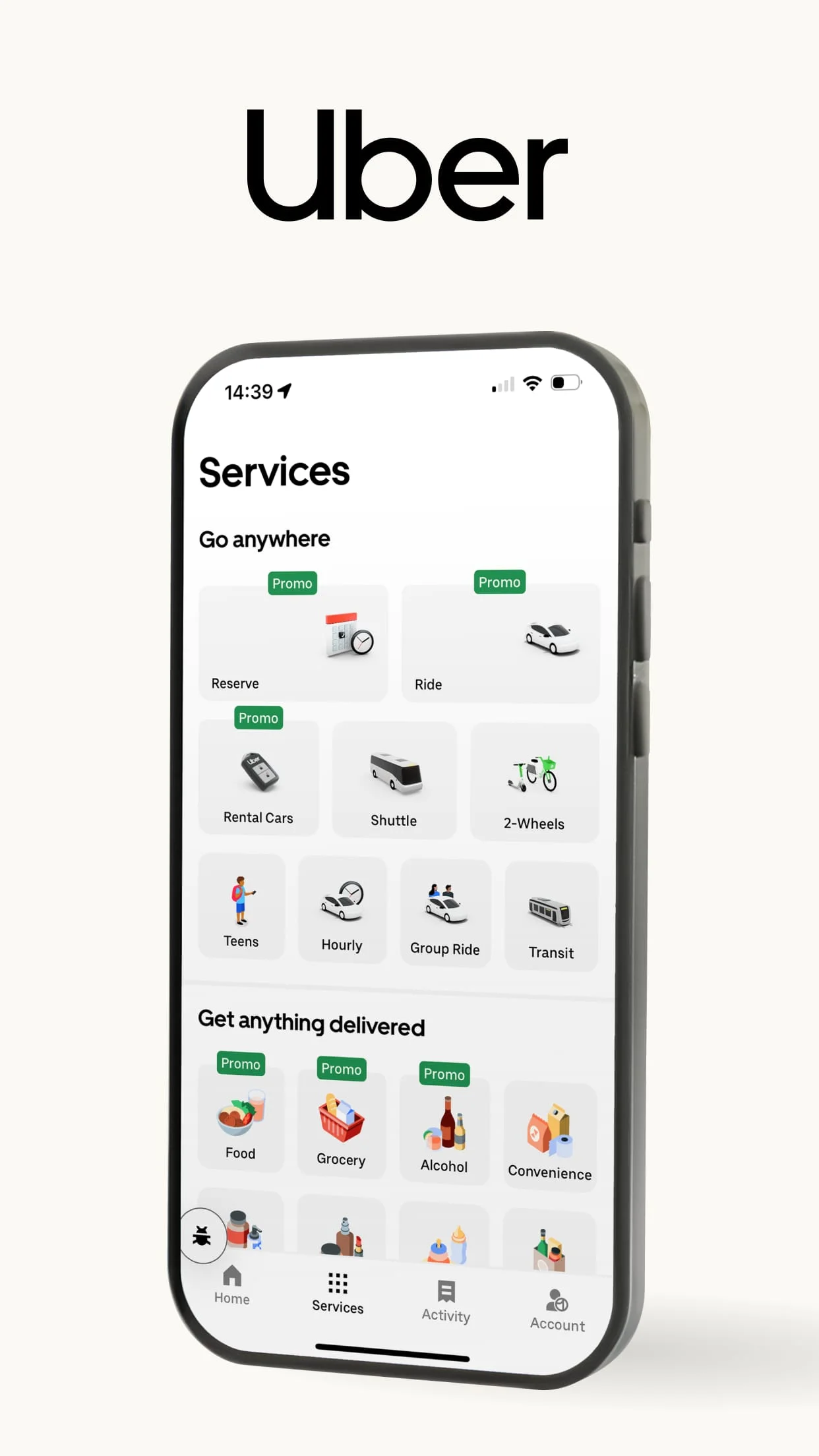 Uber - Request a ride Screenshot 2