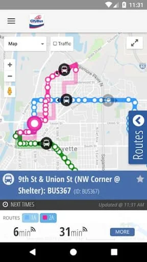 MyCityBus Screenshot 2