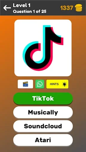 Logo Game: Multiple Choice Screenshot 1