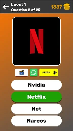Logo Game: Multiple Choice Screenshot 2
