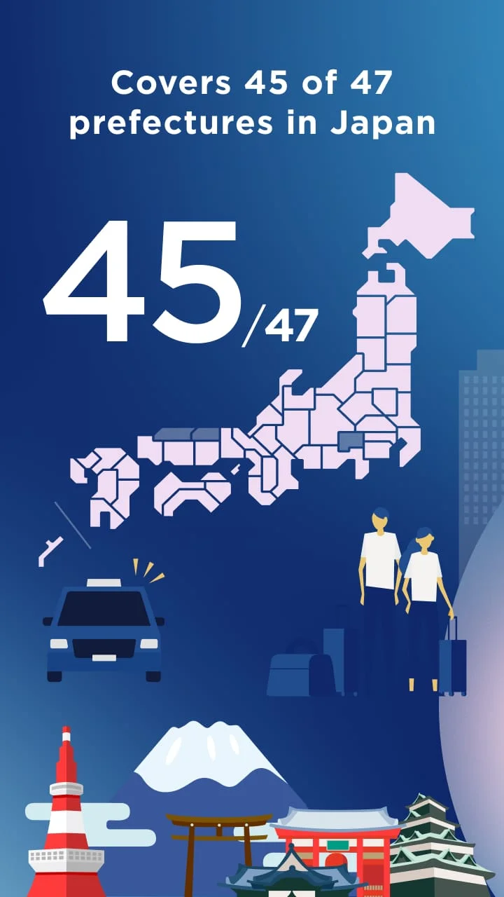 GO / Taxi app for Japan Screenshot 2