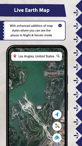 Earth Map Satellite Screenshot 1